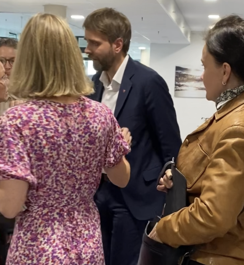 Møte i Helsedept med Jan Christian Vestre
